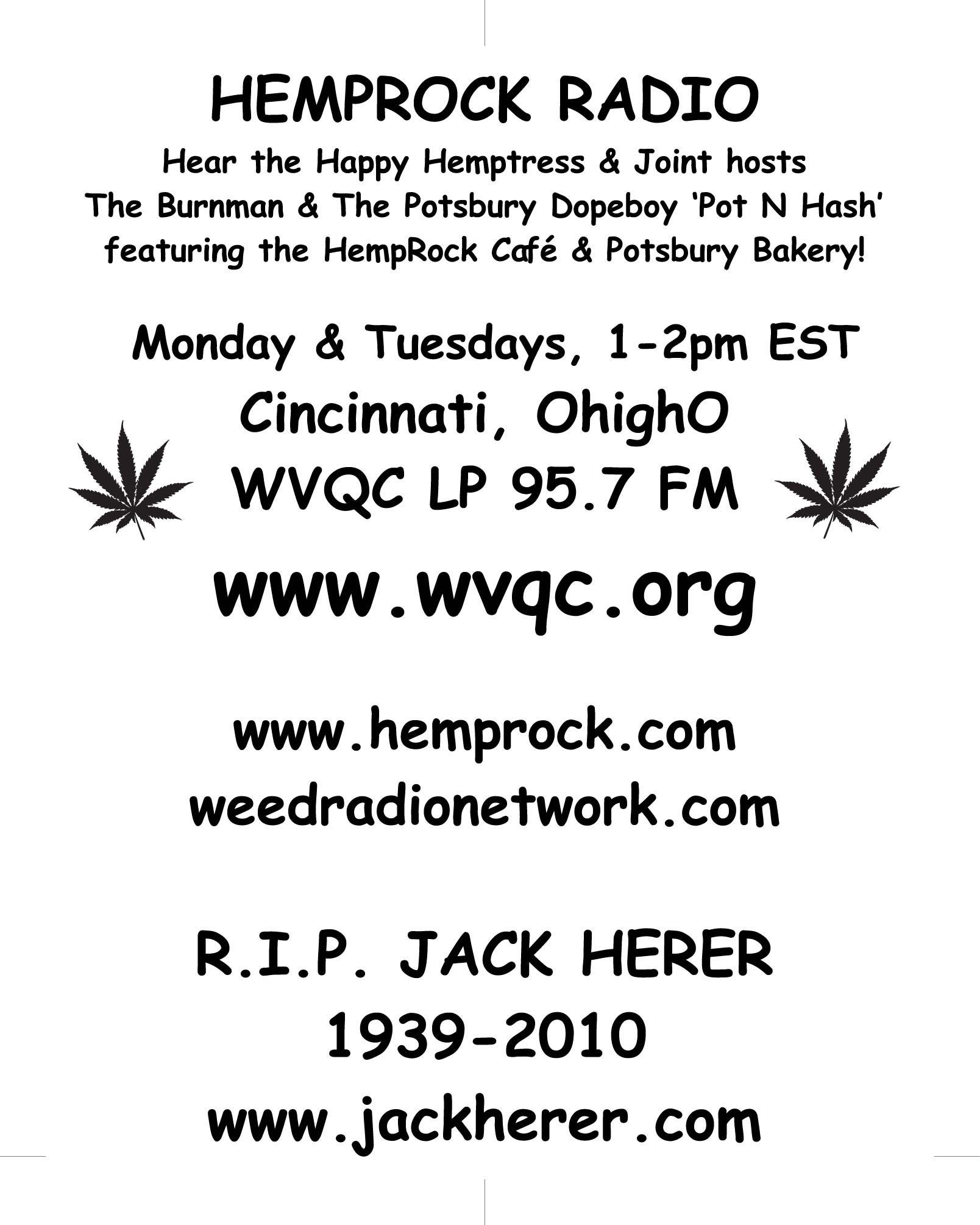 HEMPROCK RADIO TEE BACK